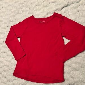 Place Vibrant Red Long Sleeve Tee